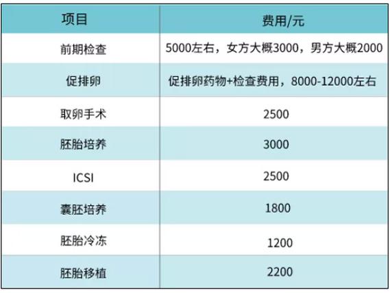 第一代试管婴儿的费用大概是多少？详细解析与影响因素分析