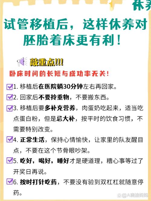 试管婴儿移植后需要休息多久？详解休息的重要性与注意事项