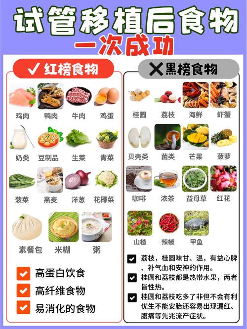 试管婴儿移植期间饮食指南：你可以吃什么？