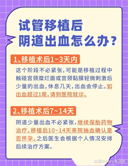 试管婴儿、移植后出血、医疗措施