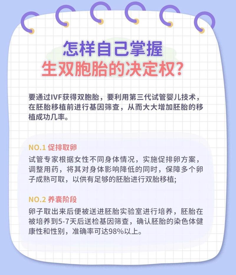 试管婴儿双胞胎的成功几率如何提升？