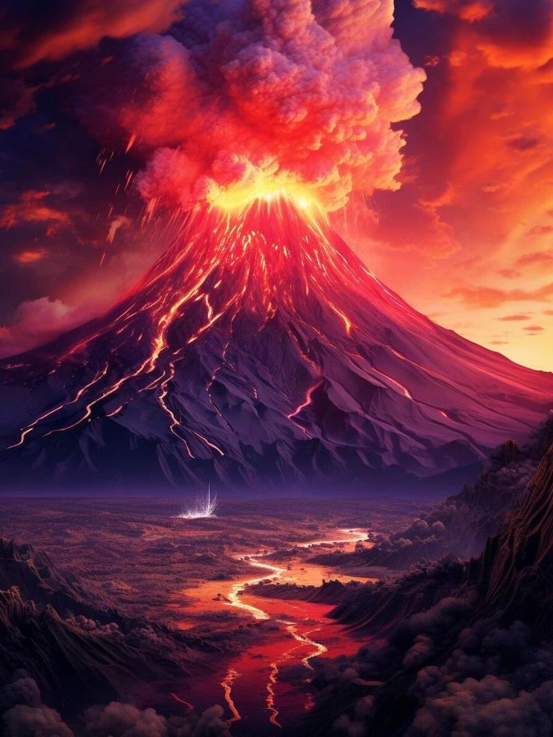 火山爆发